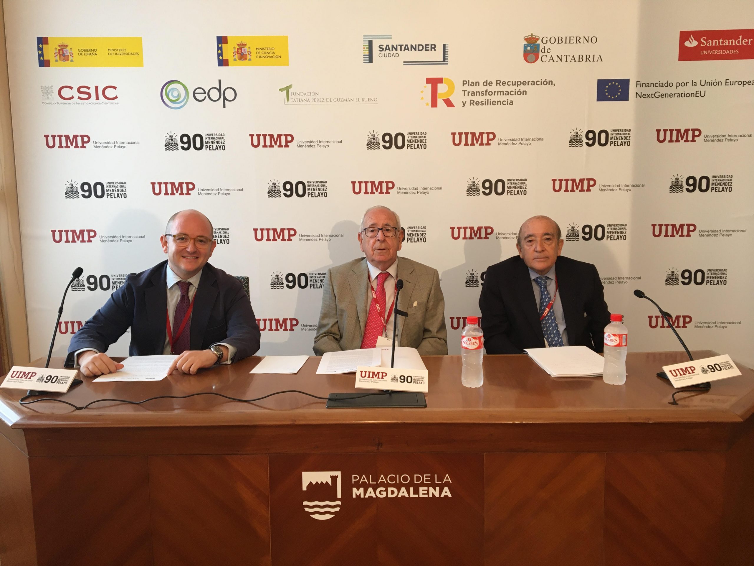 Dr. Alejandro Tejerina, Dr. Manuel Sánchez del Río y Dr. Armando Tejerina