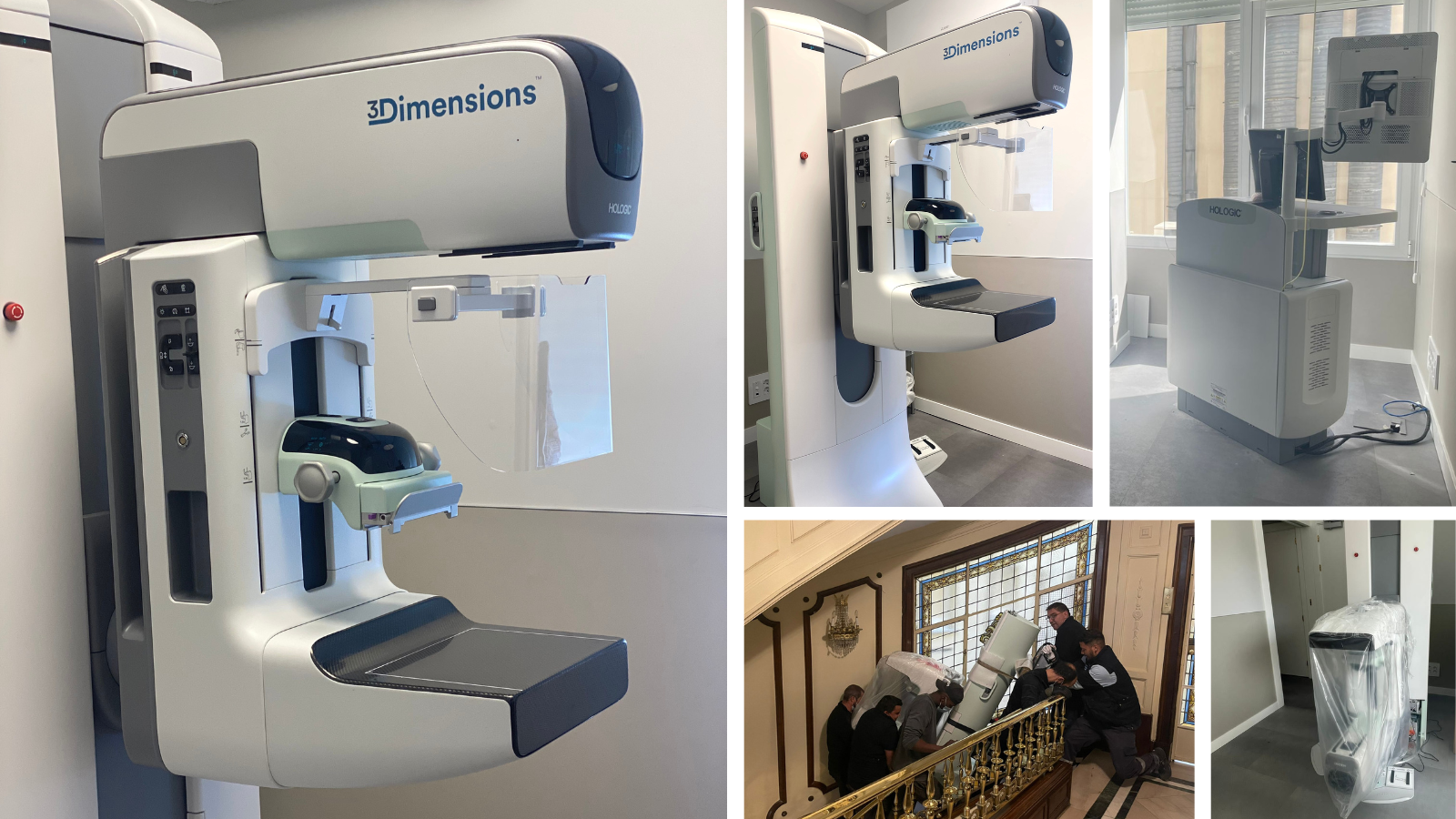 Mamógrafo 3D con tomosíntesis