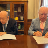 Firma convenio Fundación Tejerina y Fundación RANME