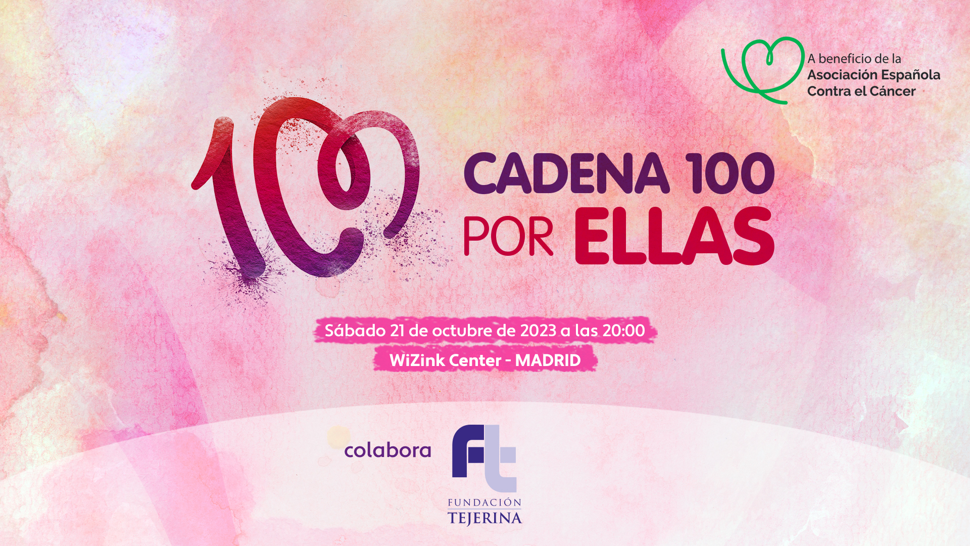 Por segundo año consecutivo participamos en el Concierto Cadena 100 “Por ellas”