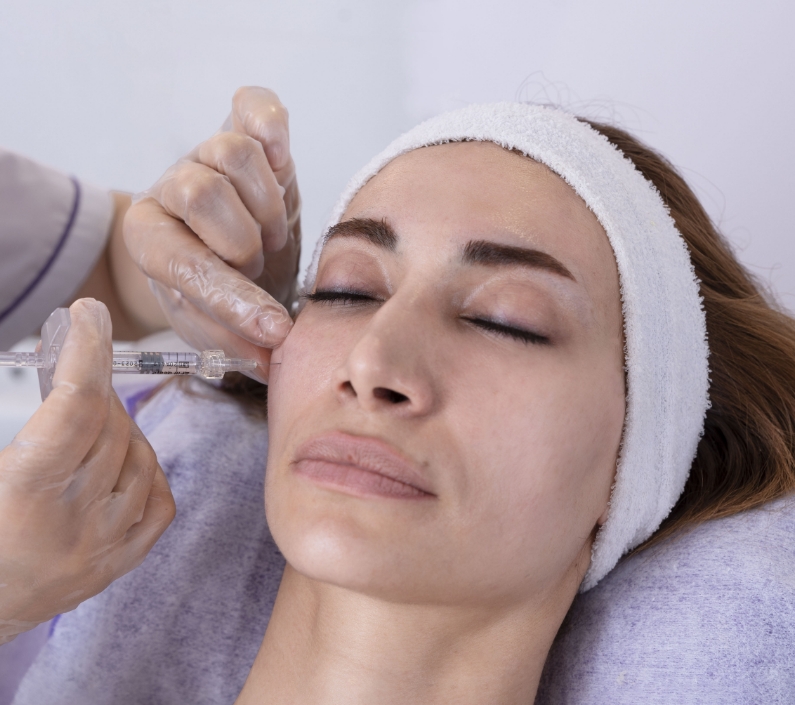 cosmetologist performs rejuvenating anti wrinkle f 2023 11 27 04 53 10 utc