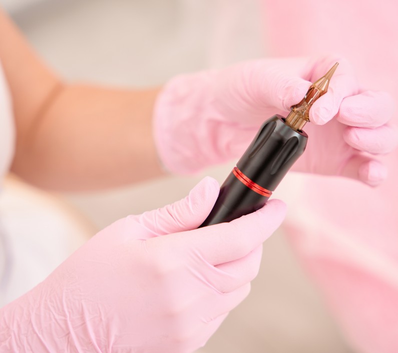 modern device for permanent makeup in the hands of 2024 10 18 09 39 03 utc